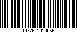 Código de barras (EAN, GTIN, SKU, ISBN): '4977642020955'