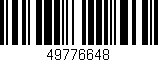 Código de barras (EAN, GTIN, SKU, ISBN): '49776648'