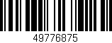 Código de barras (EAN, GTIN, SKU, ISBN): '49776875'