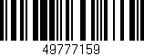 Código de barras (EAN, GTIN, SKU, ISBN): '49777159'