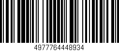 Código de barras (EAN, GTIN, SKU, ISBN): '4977764448934'