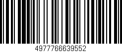 Código de barras (EAN, GTIN, SKU, ISBN): '4977766639552'