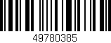 Código de barras (EAN, GTIN, SKU, ISBN): '49780385'