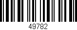Código de barras (EAN, GTIN, SKU, ISBN): '49782'
