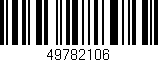 Código de barras (EAN, GTIN, SKU, ISBN): '49782106'