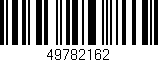 Código de barras (EAN, GTIN, SKU, ISBN): '49782162'