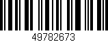 Código de barras (EAN, GTIN, SKU, ISBN): '49782673'