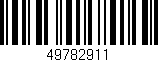 Código de barras (EAN, GTIN, SKU, ISBN): '49782911'