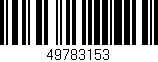 Código de barras (EAN, GTIN, SKU, ISBN): '49783153'