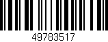 Código de barras (EAN, GTIN, SKU, ISBN): '49783517'