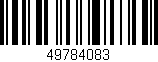 Código de barras (EAN, GTIN, SKU, ISBN): '49784083'