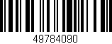 Código de barras (EAN, GTIN, SKU, ISBN): '49784090'