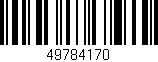 Código de barras (EAN, GTIN, SKU, ISBN): '49784170'