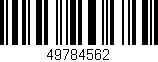 Código de barras (EAN, GTIN, SKU, ISBN): '49784562'