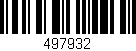 Código de barras (EAN, GTIN, SKU, ISBN): '497932'