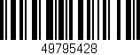 Código de barras (EAN, GTIN, SKU, ISBN): '49795428'