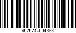 Código de barras (EAN, GTIN, SKU, ISBN): '4979744004888'