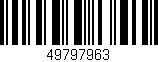 Código de barras (EAN, GTIN, SKU, ISBN): '49797963'