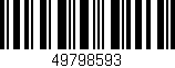 Código de barras (EAN, GTIN, SKU, ISBN): '49798593'