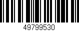 Código de barras (EAN, GTIN, SKU, ISBN): '49799530'