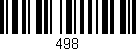 Código de barras (EAN, GTIN, SKU, ISBN): '498'