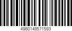 Código de barras (EAN, GTIN, SKU, ISBN): '4980148571593'