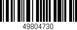 Código de barras (EAN, GTIN, SKU, ISBN): '49804730'