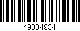 Código de barras (EAN, GTIN, SKU, ISBN): '49804934'