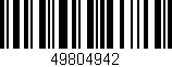 Código de barras (EAN, GTIN, SKU, ISBN): '49804942'