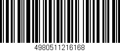 Código de barras (EAN, GTIN, SKU, ISBN): '4980511216168'