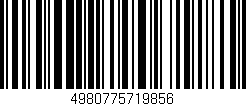Código de barras (EAN, GTIN, SKU, ISBN): '4980775719856'