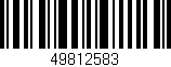 Código de barras (EAN, GTIN, SKU, ISBN): '49812583'