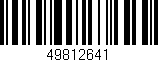 Código de barras (EAN, GTIN, SKU, ISBN): '49812641'