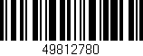 Código de barras (EAN, GTIN, SKU, ISBN): '49812780'
