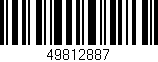 Código de barras (EAN, GTIN, SKU, ISBN): '49812887'