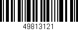 Código de barras (EAN, GTIN, SKU, ISBN): '49813121'