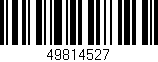 Código de barras (EAN, GTIN, SKU, ISBN): '49814527'