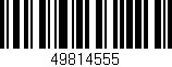 Código de barras (EAN, GTIN, SKU, ISBN): '49814555'