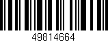 Código de barras (EAN, GTIN, SKU, ISBN): '49814664'