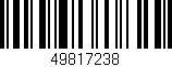 Código de barras (EAN, GTIN, SKU, ISBN): '49817238'