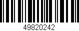 Código de barras (EAN, GTIN, SKU, ISBN): '49820242'
