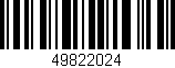 Código de barras (EAN, GTIN, SKU, ISBN): '49822024'