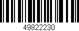 Código de barras (EAN, GTIN, SKU, ISBN): '49822230'
