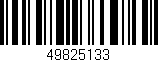 Código de barras (EAN, GTIN, SKU, ISBN): '49825133'