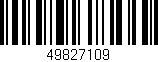 Código de barras (EAN, GTIN, SKU, ISBN): '49827109'