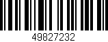 Código de barras (EAN, GTIN, SKU, ISBN): '49827232'