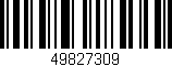 Código de barras (EAN, GTIN, SKU, ISBN): '49827309'