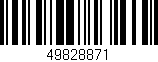Código de barras (EAN, GTIN, SKU, ISBN): '49828871'