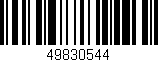 Código de barras (EAN, GTIN, SKU, ISBN): '49830544'