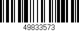 Código de barras (EAN, GTIN, SKU, ISBN): '49833573'